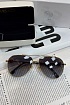 Солнцезащитные очки Versace Aviator - Grey / Gold
