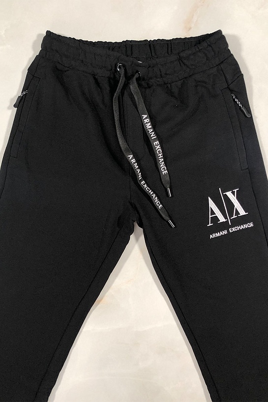 Мужские чёрные штаны Armani Exchange