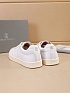 Кожаные кроссовки Brunello Cucinelli low-top - White