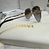 Солнцезащитные очки Versace Aviator - Grey / Gold