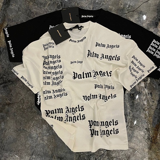 Оверсайз футболка Palm Angels Ultra Logo - White   