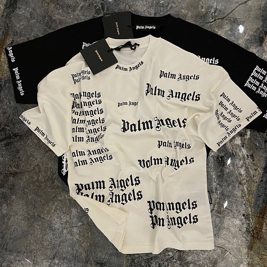 Оверсайз футболка Palm Angels Ultra Logo - White