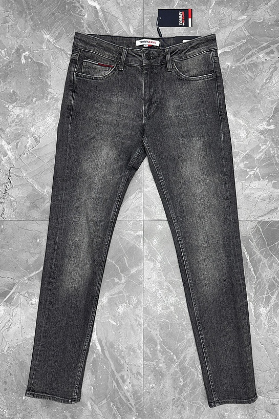 Мужские тёмно-серые джинсы Tommy Hilfiger Austin Slim Tapered
