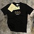 Мужская чёрная футболка Burberry Globe Graphic