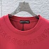 Красная оверсайз футболка Chrome Hearts premium