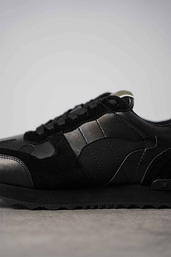 Мужские кроссовки Valentino Rockrunner - Black   