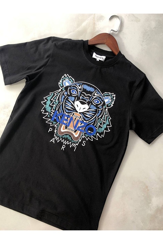 Мужская футболка Kenzo Tiger logo-print