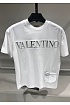 Мужская футболка Valentino high-shine logo - White