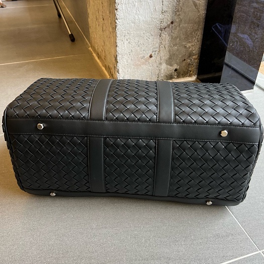 Дорожная кожаная сумка Bottega Veneta Premium 62.5x34x26.5 см   