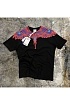 Чёрная футболка Marcelo Burlon County of Milan Curves Wings