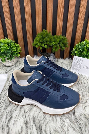 Кроссовки Maison Margiela Runner Evolution - Blue   