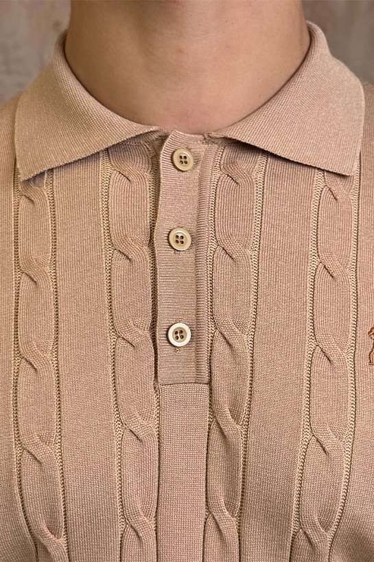 Мужское бежевое поло Роlо Ralрh Lаurеn