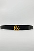 Брендовый кожаный ремень Gucci (ширина 3.8 см, длина 125 см)