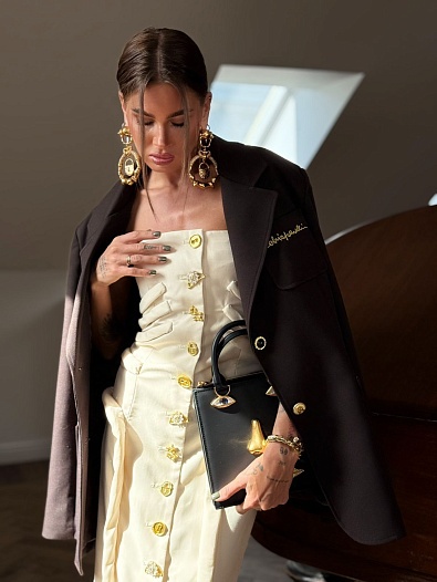 Женское платье белого цвета Schiaparelli   