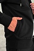 Мужская кофта чёрного цвета Moncler side pocket