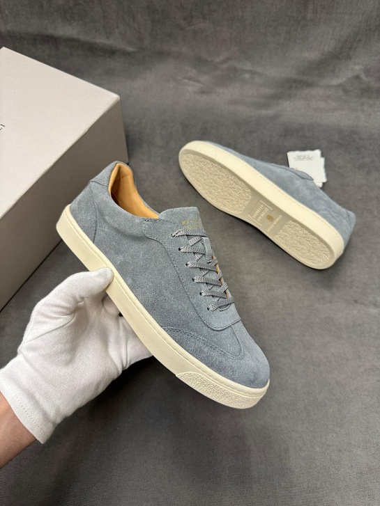 Мужские замшевые кроссовки Brunello Cucinelli