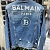 Мужская джинсовая куртка Balmain Paris logo - Blue