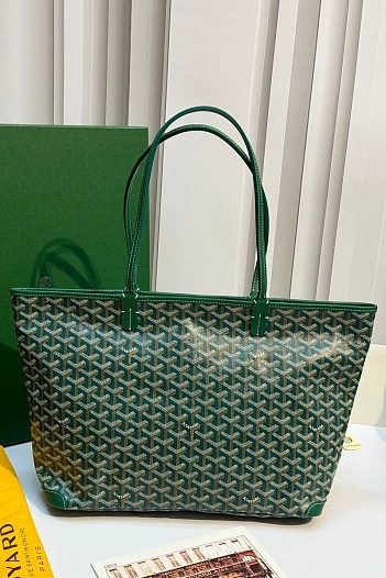 Кожаная сумка Goyard Artois premium 31x24x15 см   