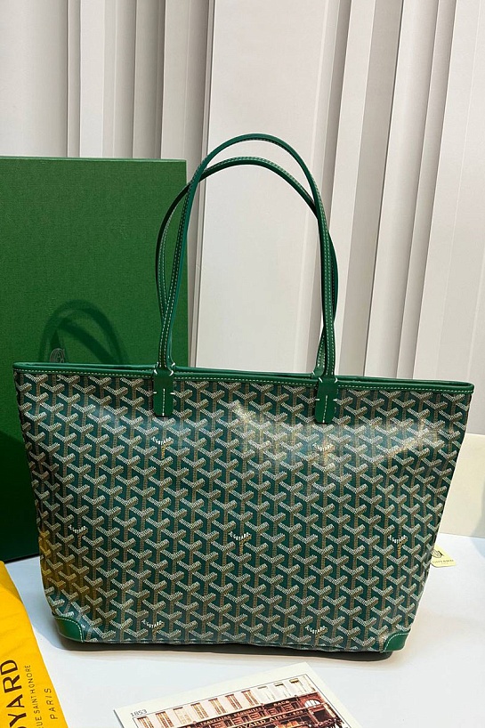 Кожаная сумка Goyard Artois premium 31x24x15 см