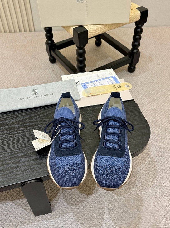 Мужские кроссовки Brunello Cucinelli knitted
