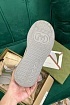 Мужские кожаные кроссовки Gucci - Grey
