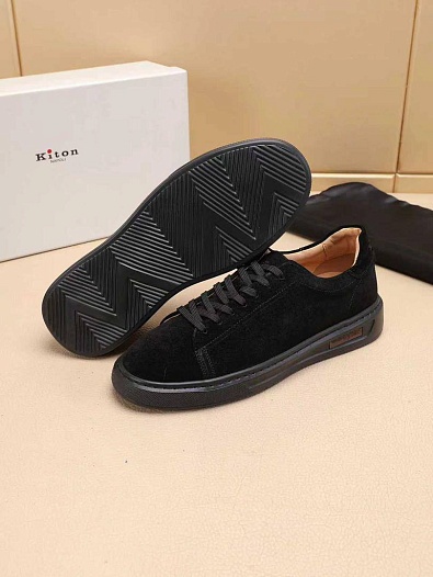 Мужские замшевые кроссовки Kiton   