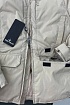 Парка бежевого цвета Stone Island compass-patch