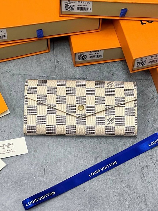 Кожаный кошелек Louis Vuitton Sarah Premium 19x10.5x2.5 см