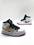 Женские кроссовки Nike Dunk High - White / Black / Red