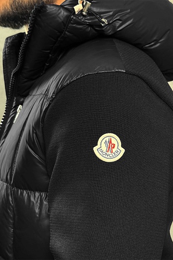 Куртка с вязаными рукавами Moncler   