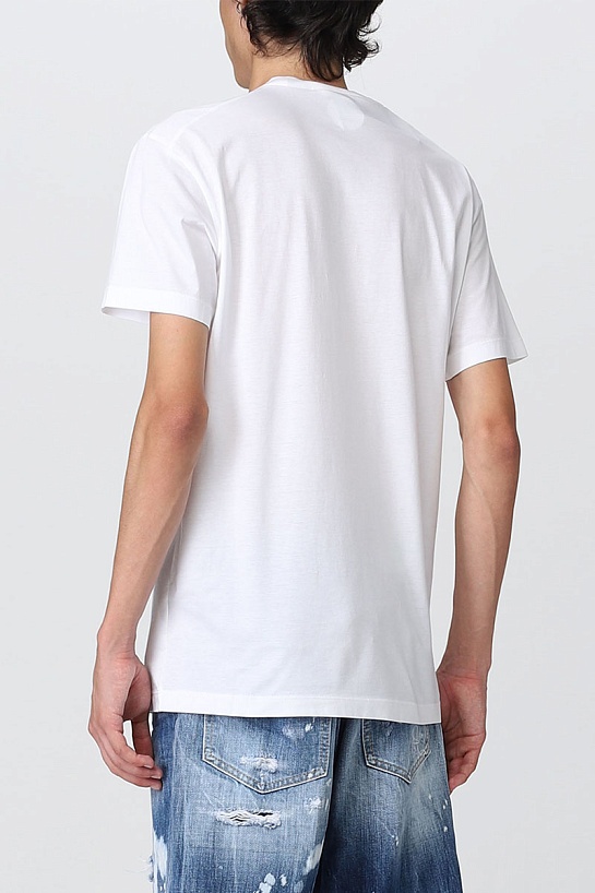 Мужская футболка Dsquared2 "ICON" - White