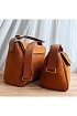 Замшевая сумка Love Birds 30x24 см - Brown