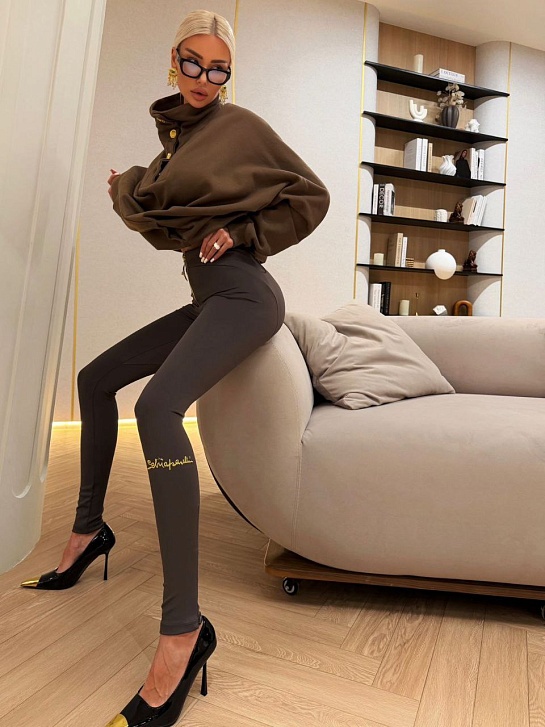 Женские леггинсы Schiaparelli premium - Brown