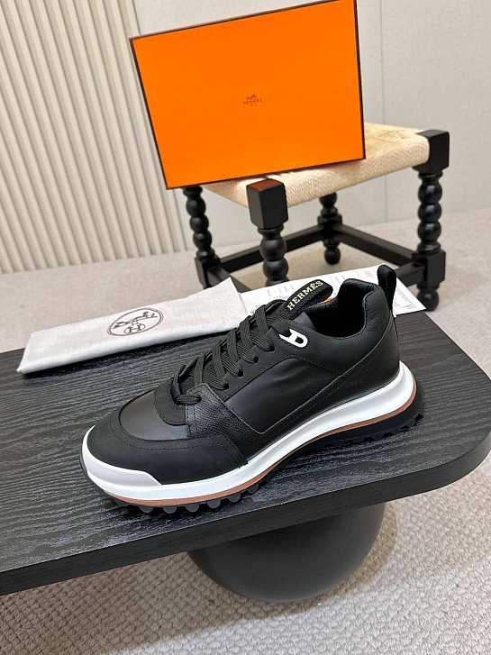 Мужские кроссовки Hermes Leader - Black