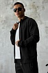 Кофта на молнии Hugo Boss logo-patch - Black