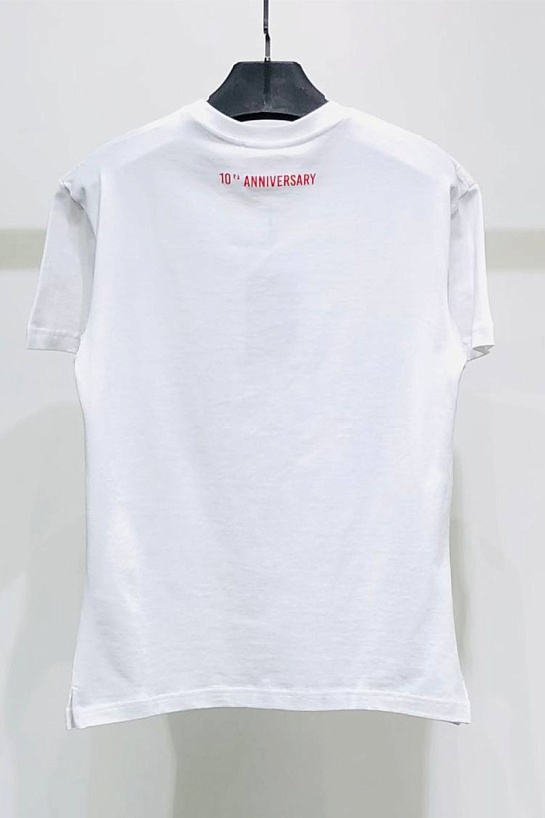 Белая оверсайз футболка Dsquared2 Vitkac