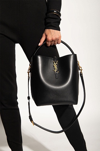 Кожаная сумка Yves Saint Laurent Le 37 bucket bag 20x25 см   