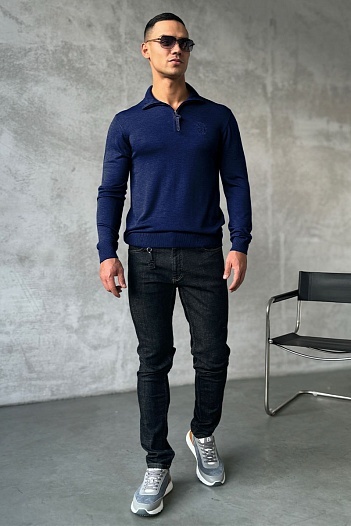 Мужская кофта Billionaire zip-up - Navy   