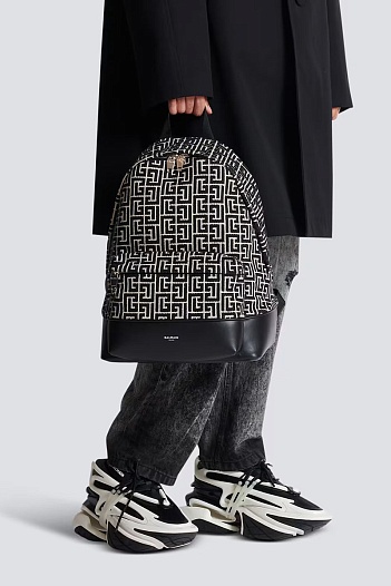 Рюкзак Balmain Jacquard Monogram 30x24 см (2 расцветки)   