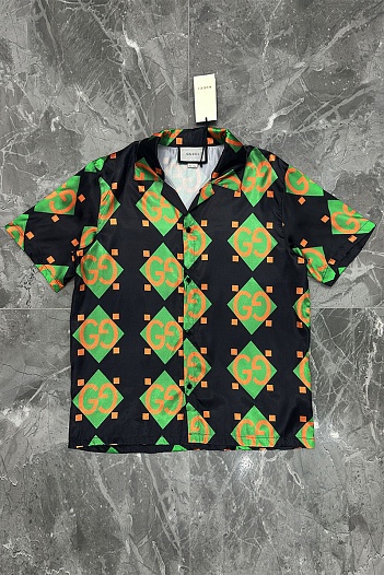 Мужская рубашка Gucci GG monogram all-over   