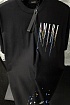 Мужская чёрная футболка Amiri