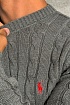 Мужской свитер Polo Ralph Lauren cable-knit - Grey