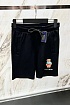 Мужские чёрные шорты Polo Ralph Lauren "Bear"