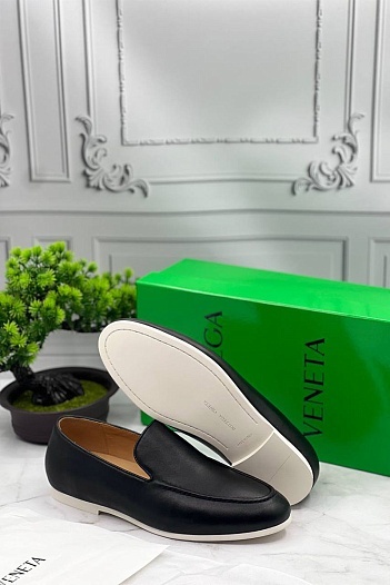 Мужские кожаные лоферы Bottega Veneta   