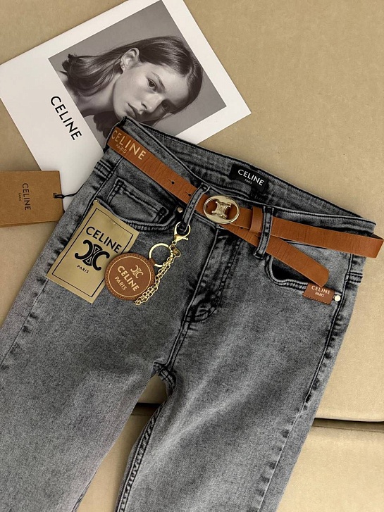 Женские джинсы скини Celine premium - Blue