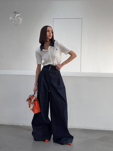 Женские синие джинсы Zimmermann premium   