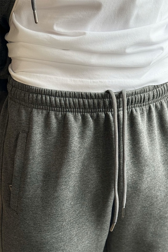 Утеплённые штаны на флисе Armani Exchange - Grey