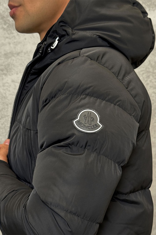 Мужская утеплённая парка Moncler Templon чёрного цвета