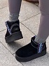 Женские ботинки UGG Ultra Mini Braid Platform - Black