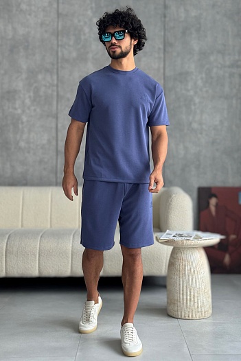 Мужские синие шорты Loro Piana   